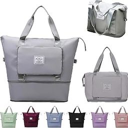 Nylon 42 Cms Imported Travelling Bag for Women/Convertible Travel Luggage/Duffle Bags/Foldable-Expandable Handbags/Waterproof Travel Companion Luggage Bag (Duffle Pouch -Gray)-image-63