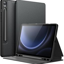 JETech Case for Samsung Galaxy Tab S9 FE 10.9-Inch with S Pen Holder, Slim Folio Stand Protective Tablet Cover, Multi-Angle Viewing (Black)-image-1