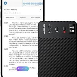 Voice Recorder, Free Transcribe and Resume, Support 121 Languages, 64GB Memory, Wireless Charging, App/Web Control, Digital Recorder-26