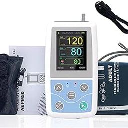 CMS Battery Operated Ambulatory Blood Pressure Monitor PM50 with Adult Cuff for BP Monitoring at Home, Hospital, Clinic 24 Hours Portable 2.4 Inch LCD Display, 1 Year Warranty-picture-27