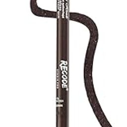 recode Matt Turning Heads Crayon Gel Eyeliner Cum Kajal Pencil Comes With Smudger On Other Side, Longlasting, Water-Proof & Smudge-Proof Formula, Brown, 1.2Gm-32