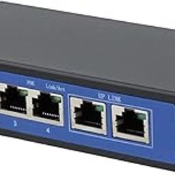 6 Port 10/100Mbps 4 POE Port & 2 Uplink Power Over Ethernet Switch 4,5+/7,8- Support 12V 24V 48V-picture-32