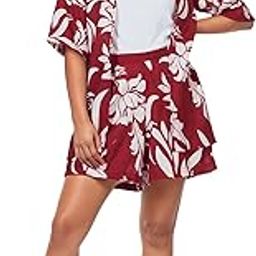 Fashfun Women's Printed Linen Short Co-ord Set-image-50