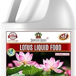 Sansar Agro® Lotus Food Organic Liquid Fertilizer for overall growth and heavy Flowering of Lotus plants and water Lily plants. (250 ml)-10