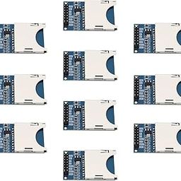 LT Easiyl 10 Pcs SD Card Module Slot Reader Compatible with SPI Interface Single Chip Microcomputer STM32 MSP430 Reading and Writing Module-18