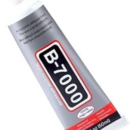 Zisque B-7000 Clear Adhesive Glue for Rhinestone Crafts, Jewelry, Fabric, and Screen Repair, High Viscosity Multi-Purpose (50ML / 1.68 fl. oz) - 1 Pack-picture-8