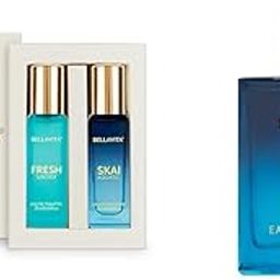 Bella Vita Luxury Skai Aquatic Edc&Fresh Edt Unisex Combo With Bergamotylang Ylangpink Pepperlong Lasting Liquid Fragrance Scentpack Of 2 20Ml Each Skai Aquatic Unisex Eau De Cologne,100 Ml,Assorted-image-32