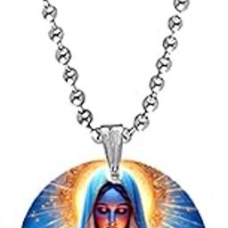 Lord Jesus Mother Mary Christmas Gifiting Pendant for Men and Women-image-84