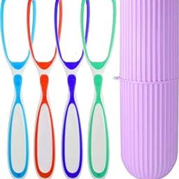 Styllent 4 Pcs Soft Double Action Tongue Cleaner Scrapper For Kids and Adults With Travel Capsule Plastic Tooth brush paste holder flexible design for health, Oral care tool Easy To use - Pack of 4-image-52