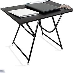 Essential World Multipurpose Portable Engineered Plywood Top and Powder Coated Finish Leg's of Study & Laptop Work from Home Table Black (wengi)-picture-23