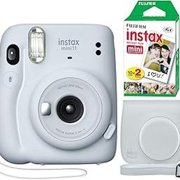 Fujifilm Instax Mini 11 Instant Camera Ice White + Minimate Custom Case + Fuji Instax Film 20 Sheets Twin Pack-picture-14