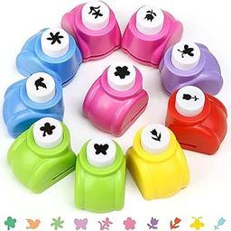 ManaBee 3PCS Small Paper Punch Set Shaper Cutter Hole Punch Scrapbook Cards Craft Photo Album DIY Festival Papers and Greeting Cards-14