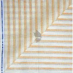 Linen with Cotton Jute Multicolor Striped Unstitched Shirt Fabric - 1.60 Mts / VV2180-image-46