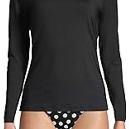 Lands’ End Rash Guard for Women | Long Sleeve Rash Guard Women’s Swim Tees-image-38