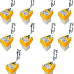 AS-10 230 Volt AC, 10A Auto Day Night ON/Off Switch, Photocell LDR Sensor Switch for Street Light, Lamps, Etc. Water Proof Lighting Switch Electrical Switch (Pack of 10)-image-81