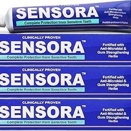 SENSORA Sensitivity Relief Toothpaste with Rapid Relief Formula | Herbal Ingredients | Ideal for Sensitive Teeth |Pack of 3-2
