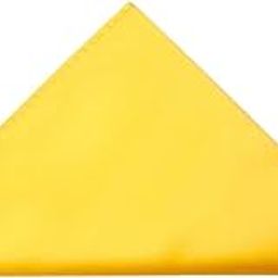 Bright Yellow Premium Mens Solid Micro Fiber Silk Satin Pocket Square Wedding Handkerchiefs-image-18