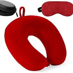 Travel Neck Pillow and Eye Mask and Earphone Case Travel Essential Pain Relief & Support for Car Air Cushions Pillows, Pillow for Neck Pain Relief-22