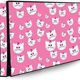 WACKY 50 Inch Smart LED TV Cover PVC Waterproof Printed With Transparent Polythene Layer Compatible for Sony, Mi, Kodak and Samsang Smart LED TV - LED_50-PinCat_P1-image-66