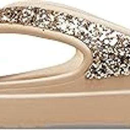 crocs Women Sloane Glitter WgFp W Blk/Blk Croslite Flip | 207665-060 |-picture-1