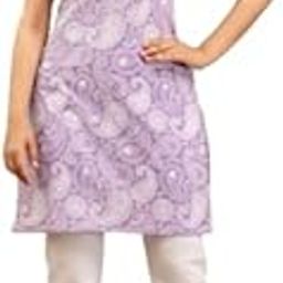 Women Paisley Printed Square Neck Pure Cotton Kurti-image-2
