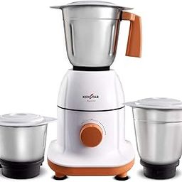 Kenstar MAXXO 550 WATT MIXER GRINDER, WHITE, ORANGE-15