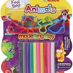 Animals Modelling Clay Set, 8 Colors, Scented, Non-Toxic, 100g-image-43