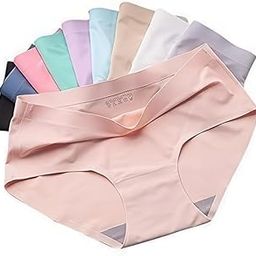 Women's Ice-Silk Seamless Braethable No-Show Hipster (MTO XXL) Multicolour-image-25