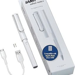 LAMY safari note+ white iPad Pen - Stylus Pen with palm rejection & pressure and tilt sensitivity - compatible with various iPad models & generations - up to 10 hours battery life-image-52