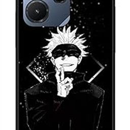 NDCOM for Infinix Hot 30i Back Cover Infinix Hot 30 i Back Cover | Stylish Protection Infinix Hot 30i Cover | Anime Printed Metal Case-image-9