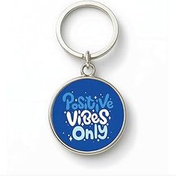 Protective Evil Eye Keychain | Double-Sided Metal Key Ring | Good Luck Charm for Car, Bike, Home & Office-image-94