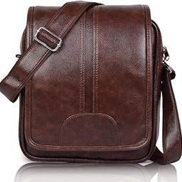 Stylish PU Leather 1 Compartment Sling Bag/Cross Body/Travel/Office/Messenger/Business/One Side Shoulder Bag for Men & Women(Capacity - 7L)-image-64
