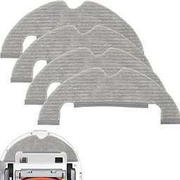 Verilux® Replenishment Kit, 4Pcs Mop Cloth Replacement Parts Compatible with Mi Robot Vacuum X10, Replacement Accessories Kit - Microfiber Absorbent Wet & Dry Use Mop Cloth Replacements for Mi X10.-13