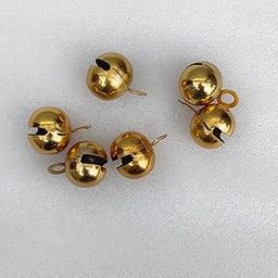ONLINECRAFT Iron Bell GHUNGRU for Decoration Size 5 CM Pack of 6 PC Set-image-3