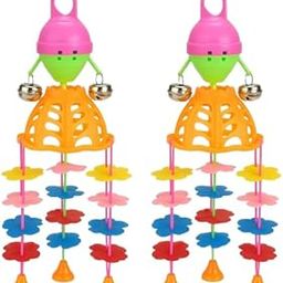 BHATI ECO SALES Jhoomer Musical Baby Mobile | Rotating Merry-Go-Round for Nursery | Soothing Key OPRATED & for Newborns & Toddlers | Pack of 2 Multicolor-8
