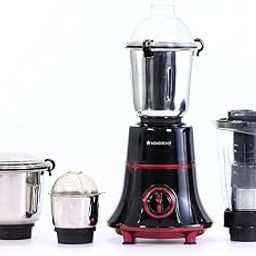 Wonderchef Glory Mixer Grinder, 750 W with 4 Stainless Steel Jars and Anti-Rust Stainless Steel Blades, Ergonomic Handles, 5 Years Warranty On Motor-25