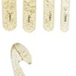 THE STYLE SUTRA 5 Pieces Assorted Sizes Abs Crochet Hooks Big Knitting Needles Gold-image-10