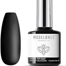modelones 10ml Matte Top Coat Gel Nail Polish Spring UV Gelpolish Soak Off Nail Art Design Kit Manicure at Home DIY Gifts for Women Girls-image-42
