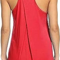 Bestisun Womens Workout Yoga Tops Long Tank Tops Loose fit Racerback Tank Tops for Women-image-51