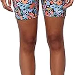 umildo Women's All Over Print Cycling Shorts with Pockets - High-Waisted Activewear for Sports, Workout, Yoga & Running - Comfortable Breathable & Stretchable (S to XL)-picture-21