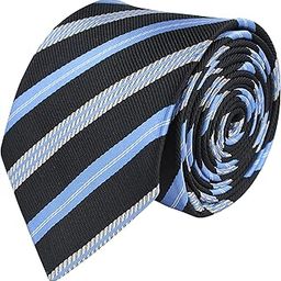 Kavove The Sharp Striped Black Necktie For Men-picture-2