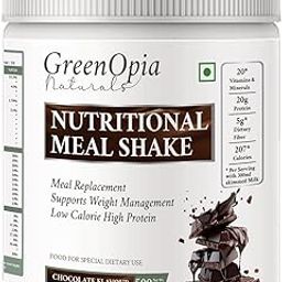 Meal Replacement Shake | Chocolate | 500g | 20g Protein, 5g Fiber, 207 Calories | Sugar-Free | Nutritional Protein Shake for Weight Management & Energy | Low Calorie, High Satiety Formula-image-13