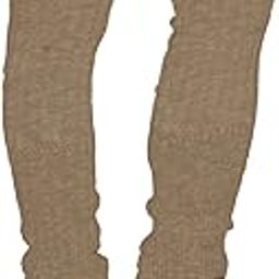 Adult Woollen Leg Warmers Women Winter Warm Fur Leg Warmers Over Knee High Footless Socks for Unisex-17