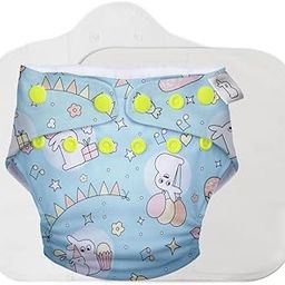 SuperBottoms UNO Freesize Cloth Diaper for babies 3M to 3Y | Washable & Reusable cloth diaper | Comes with cloth diaper inserts | 1 Organic cotton Soaker + 1 Booster | Hunny Bummy-22