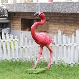Wonderland Flamingo Resin Statue for Garden Decoration, Home Decor, Balcony Decoration-image-30
