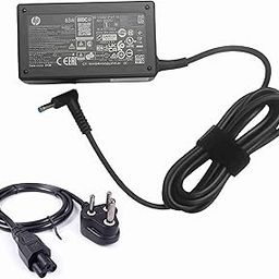 HP Blue Pin Original Laptop Charger 19.5V 3.33A 65W Adapter (Fit with 3 Pin Power Cable)- Black-30