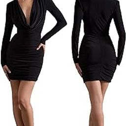 TRAQUILA Full Sleeve mid Length Short Dress for Women-image-56