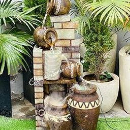Classy Home Creation inddor Outdoor Water Fountain Big Size for Home Decor, Garden Decor, Office Decor, Living Room | Big Size Fountain 3.5 feet | jug Fountain Big Size for Home-image-21