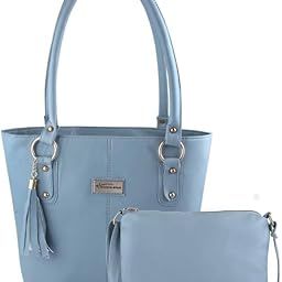 Synthetic Leather Women's Bags | Ladies Purse Handbag | Women Bags Combo (Set of 2)-image-54