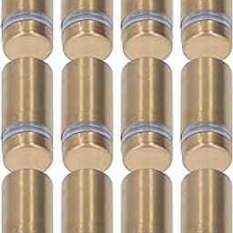 EXCLUZO Wall Standoffs, Protected Scratch Resistant 1/2x1in Rust Proof Indoor Outdoor Stainless Steel Standoff Screws for Displaying-image-66